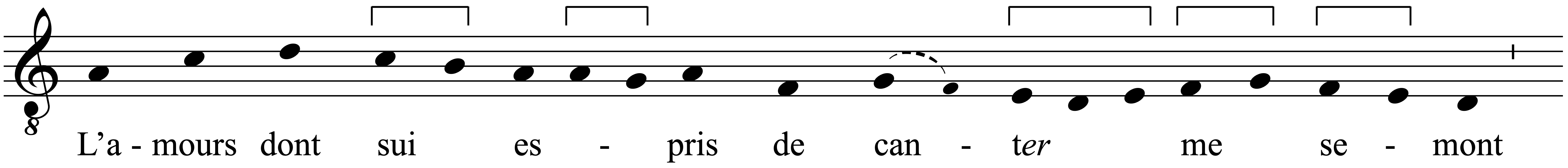 Work musical notation